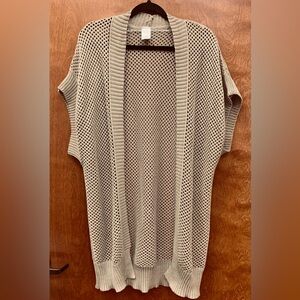 Crochet style cardigan
